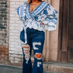 Southern Alternative Leilani Floral Blouse (Curvy) Blouses + Tops