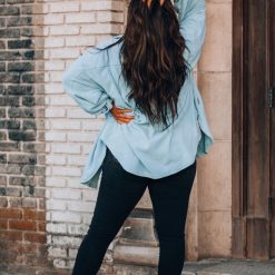 Southern Alternative Vanessa Fleece Button Up (Blue) Jackets 7 Southern Alternative Vanessa Fleece Button Up (Blue) Jackets