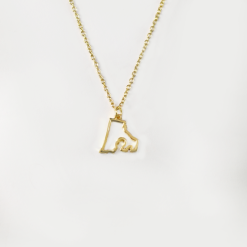 Southern Alternative Accessories State Love Necklace RHODE ISLAND