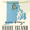 Southern Alternative Accessories State Love Necklace RHODE ISLAND