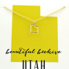 Southern Alternative State Love Necklace UTAH