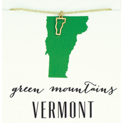 Southern Alternative State Love Necklace VERMONT Accessories