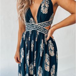 Southern Alternative Meet Me In Greece Maxi Dress (Navy) Dresses 6 Southern Alternative Meet Me In Greece Maxi Dress (Navy) Dresses