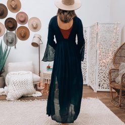 Southern Alternative Dusters Isabella Lace Duster (Black) 8 Southern Alternative Dusters Isabella Lace Duster (Black)