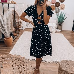 Southern Alternative Dream About It Polka Dot Dress (Black) Dresses 12 Southern Alternative Dream About It Polka Dot Dress (Black) Dresses