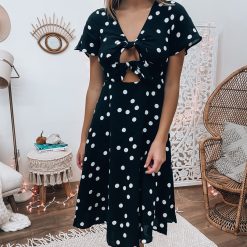 Southern Alternative Dream About It Polka Dot Dress (Black) Dresses 9 Southern Alternative Dream About It Polka Dot Dress (Black) Dresses