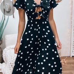 Southern Alternative Dream About It Polka Dot Dress (Black) Dresses 6 Southern Alternative Dream About It Polka Dot Dress (Black) Dresses