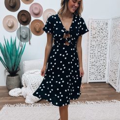 Southern Alternative Dream About It Polka Dot Dress (Black) Dresses 8 Southern Alternative Dream About It Polka Dot Dress (Black) Dresses