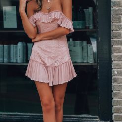 Southern Alternative Dresses Hope Mini Dress (Blush) 9 Southern Alternative Dresses Hope Mini Dress (Blush)