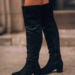 Southern Alternative Shoes Dylan OTK Boots (Black)