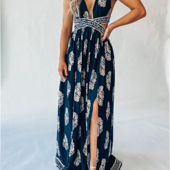 Southern Alternative Meet Me In Greece Maxi Dress (Navy) Dresses 5 Southern Alternative Meet Me In Greece Maxi Dress (Navy) Dresses